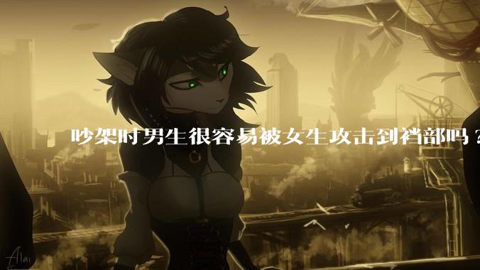 吵架时男生很容易被女生攻击到裆部吗?